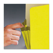 SMD73223 - 73223 Yellow Colored File Pockets by SMEAD – Letter, Colored stock, Yellow, Model 25759