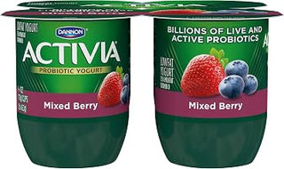 Activia Mixed Berry Probiotic Yogurt, 4 Ounce