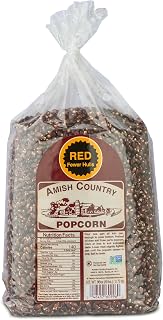 Amish Country Popcorn 6 lbs Bag | Red Popcorn Kernels | Old Fashioned, Non-GMO and Gluten Free (Red - 6 lbs Bag)