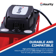 Asurity by ULTRACP-22T 120V Compact HVAC Condensate Pump with 20' of 3/8" Discharge Tubing and 22' Max Lift Height by Diversitech – 12-1/4X7-3/4X9 IN, Plastic, Model GID-SX-0463110