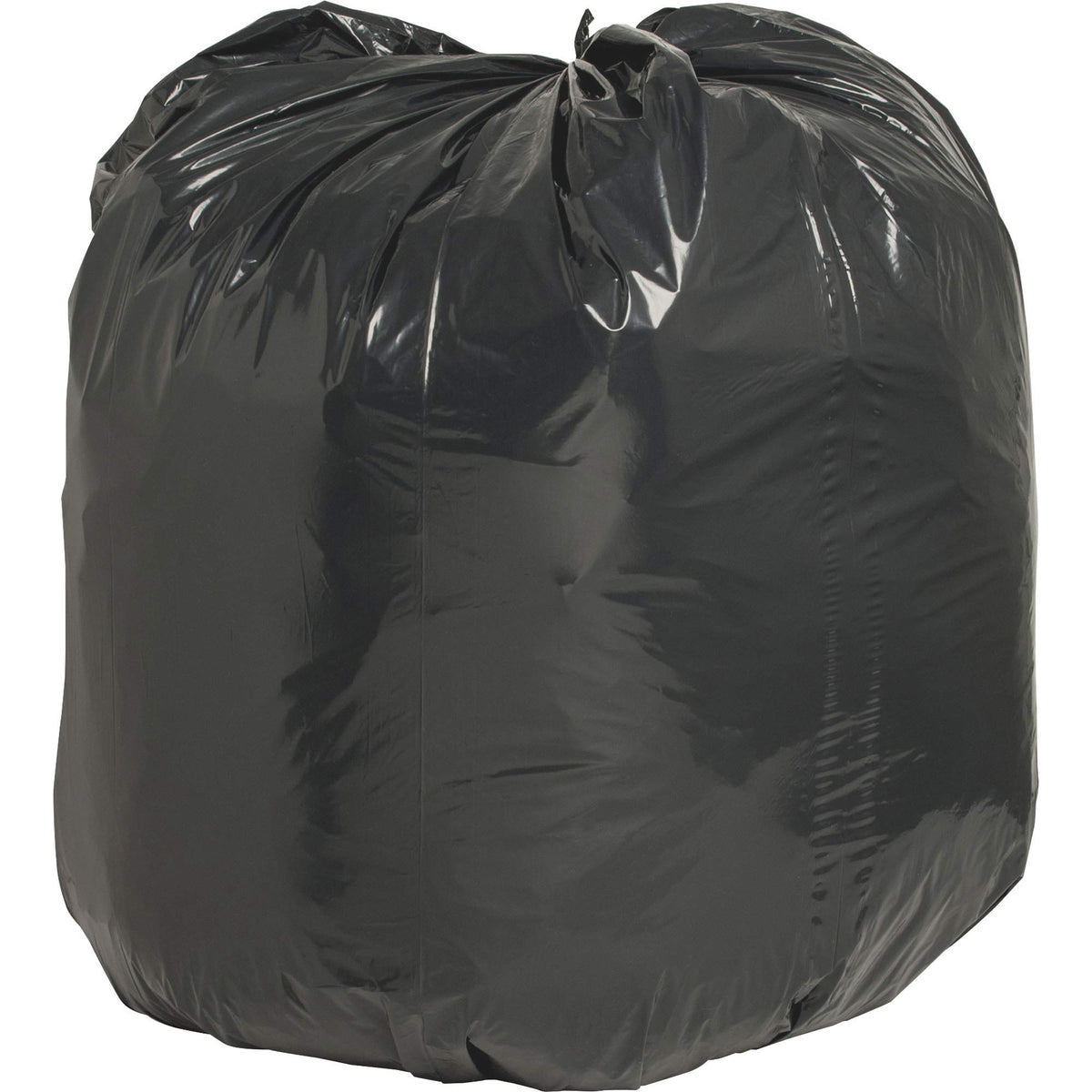 Black Low-Density Recycled Can Liners by Nature Saver – X-Large, 56.0 gallons, Plastic, Black, Pack of 100
