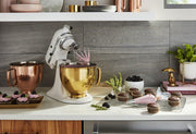 5 Quart Stand Mixer Bowl by KitchenAid – 5 Q, 5.0 quarts, Stainless Steel, Radiant Gold, Model KSM5SSBRG