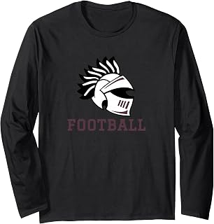 Curtis High School Warriors Football Long Sleeve T-Shirt