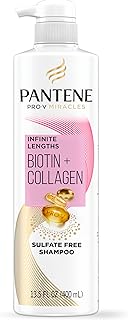 Pantene Pro-V Miracles Infinite Lengths Biotin + Collagen Sulfate-Free Shampoo 13.5 FL OZ