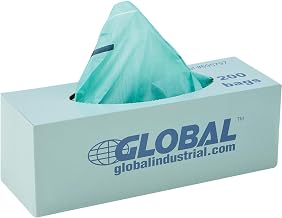 Global Industrial Pet Waste Plastic Bags, Green, 200 Bags/Roll
