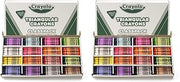 Crayola Triangular Crayon Classpack, 16 Assorted Toddler Crayons, Anti Roll, Bulk School Classroom Essentials, Preschool & Kindergarten Must Haves, 256 Count, (Pack of 2)