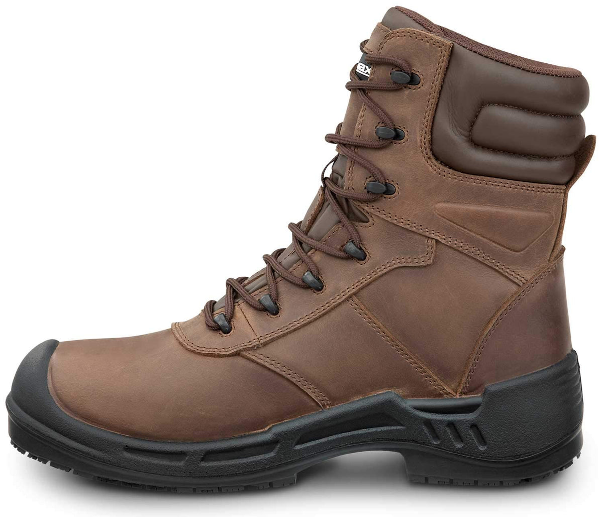 Mens 8 Brown MaxTRAX Comp Toe WP Insulated SRO Boot 9.5 EW by SR Max – 9.5 X-Wide, Leather, Brown, Model Logan