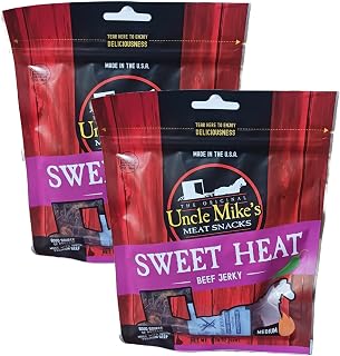 Walnut Creek Foods Raspberry Jalapeno Natural Beef Jerky (Pack of 2)