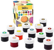 Wilton Edible Gel Food Coloring Variety Set, Vibrant Gel-Based, 12-Count