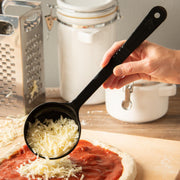 6 Oz Solid Portion Control Spoon by Carlisle FoodService Products – 6 Ounces, Plastic, Black, Model 399003