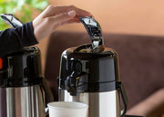 Service Ideas 74.4 Ounces / LEVER LID / Brushed Thermal Carafes