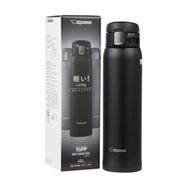 Stainless Steel Vacuum Insulated Mug by Zojirushi – 20 Ounces, Stainless Steel, Black, Model SM-SA60BA