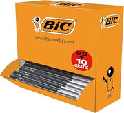BIC M10 Medium Clic Pens Value Pack - Black (Pack of 100)