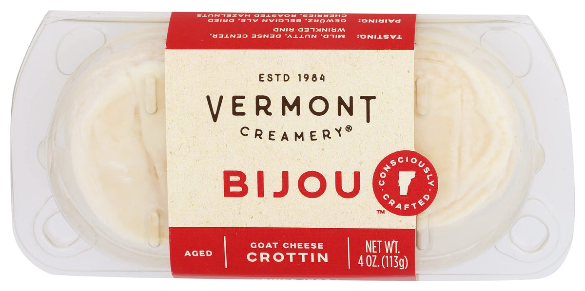 Bijou Goat Cheese by Vermont Creamery – 4 Ounce (Pack of 1), Model 0011826121008