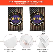 US Chemical Corps Iraq Combat Retired Double Sided Flag Outdoor Indoor Lightweight Garden Decor14