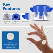 Pill Crushers by Medline – Latex Free, Blue, Model NON134000