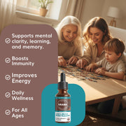 Wellness USDA Lion's Mane Liquid Drops by Grama – 18 Fl Oz (Pack of 1)