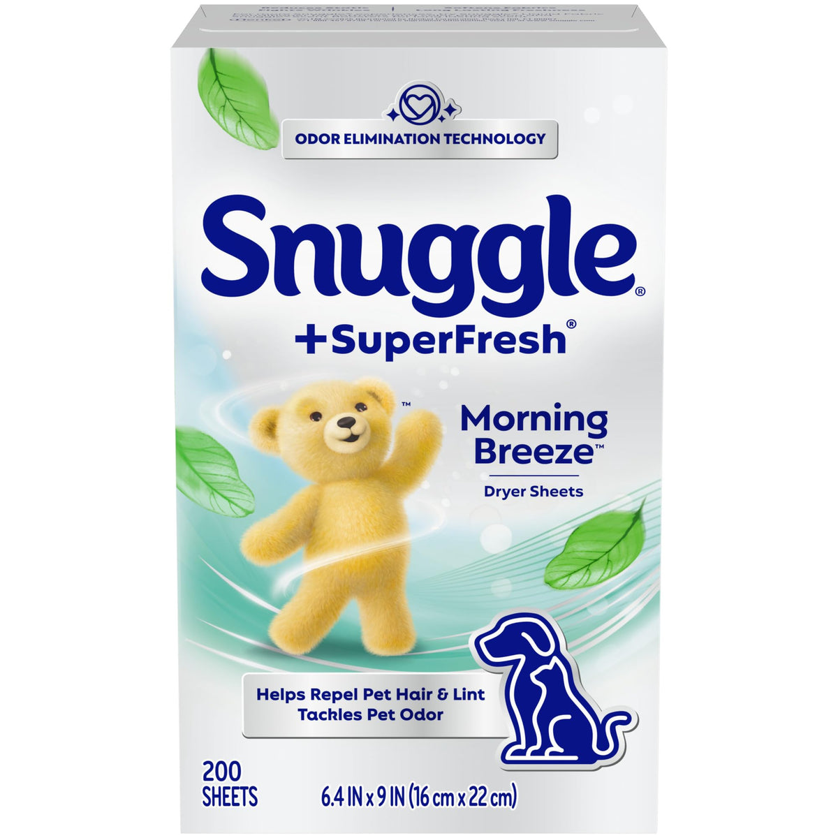 SuperFresh Dryer Sheets by Snuggle – 200 Count (Pack of 1), Blue Sparkle