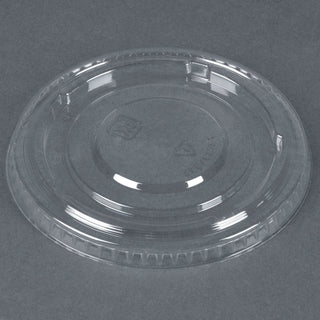 Clear Flat Lid for by Fabri-Kal – Polyethylene, Clear, Model LKC16/24F