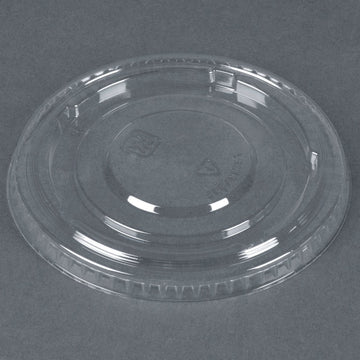 Clear Flat Lid for by Fabri-Kal – Polyethylene, Clear, Model LKC16/24F