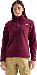 The North Face Women's Glacier Fleece Quarter Zip Jacket | Pullover With Zip Pockets & Stretch on Collar, Cuffs & Hem