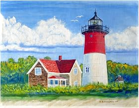 PM1120 Nauset Lighthouse Cape Cod MA Place Mat - Set of 4