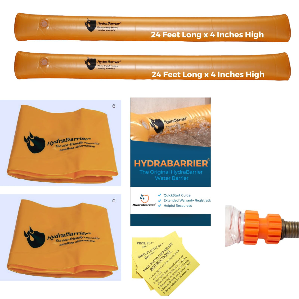 Watershed Innovations 24ft - Two Pack / Orange / 30.0 gallons Safe Accessories