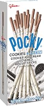 Glico Pocky Cookies And Cream Covered Biscuit Sticks, Artificially Flavored, 1.41 Ounces (Pack Of 20)