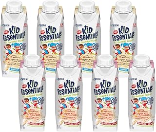 Boost Kid Essentials 1.5 Balanced Nutritional Drink (8 Fl Oz (Pack of 8), Vanilla & Strawberry)
