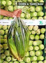 CROWN POLY Green Plastic Bag, 4 CT