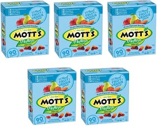 Mott's Medley Assorted Fruit Flavored Snacks (90 Count) (5 Pack)