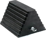 Global Industrial Wheel & Tire Chock, Rubber, 10"L x 8"W x 6"H