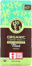 Equal Exchange Organic Mint Crunch Dark Chocolate Bar, 2.8 Ounce -- 12 per case.