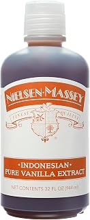 Nielsen-Massey Indonesian Pure Vanilla Extract for Baking and Cooking, 32 Ounce Bottle
