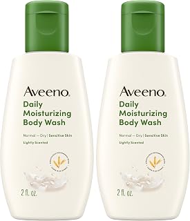 Aveeno Daily Moisturizing Body Wash, 2 Ounce (Pack of 2)