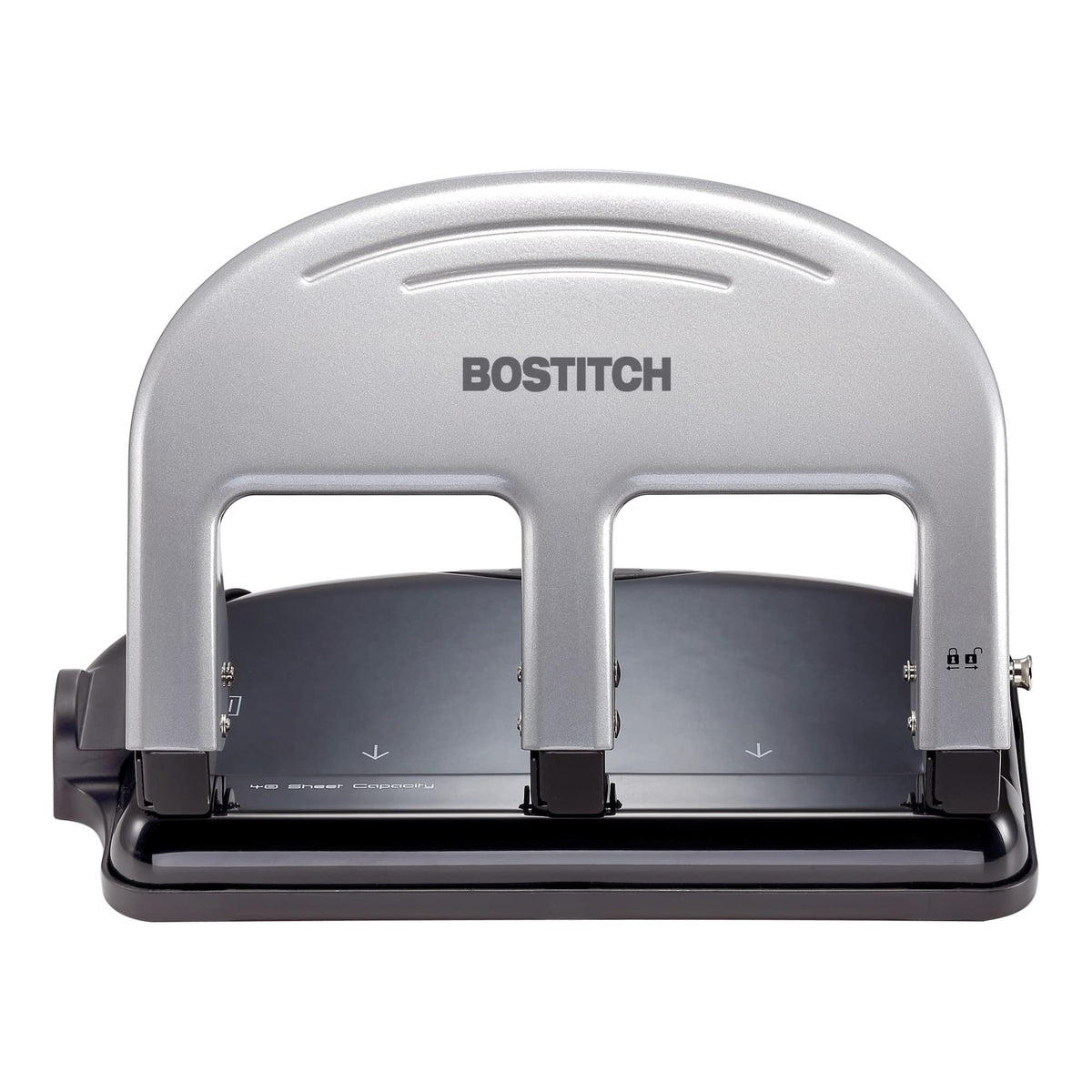 Bostitch 40 Sheet Black / Silver / 40 Sheets Punches