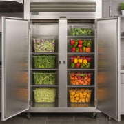 G-Series Solid Door 2-Section Freezer by Traulsen – 46.0 cubic_feet, stainless steel, Model G22010