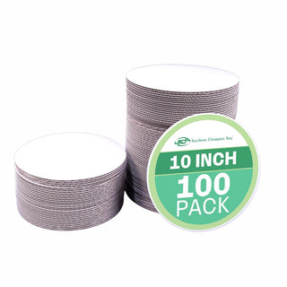 SCT Bright White Cake Circles by SOUTHERN CHAMPION TRAY – 10" single wall, 2.0 pounds, Paper, Bright White, Pack of 100