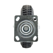 10" Swivel Caster with Flat Free Tire by Marathon – 4.10/3.50-4", steel, Gray, Model 00302
