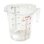 Winco 1 Count (Pack of 1) / Clear / 1.0 quarts Cups