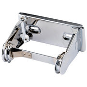 White/Silver Single Toilet Paper Holder by Winco – Medium, Steel, Model TTH-1