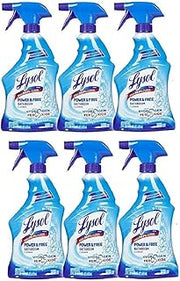 Lysol Bleach Free Hydrogen Peroxide Bathroom Cleaner Spray, Fresh, 22 oz (Pack of 6)