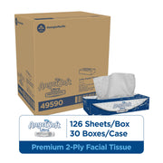 Angel Soft Ultra Professional Series Premium 2-Ply Facial Tissue () by Georgia-Pacific – 1 Count (Pack of 30), Paper, White, Pack of 30, Model 49590