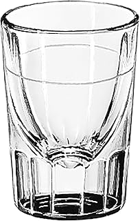 Libbey 5126/S0711 Fluted Lined 2 Oz. Whiskey Glass - Dozen