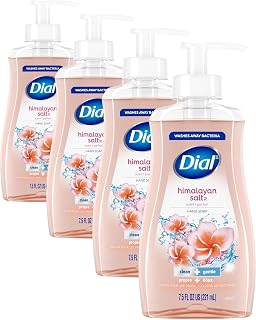 Dial Liquid Hand Soap, Himalayan Salt, 7.5 fl oz (Pack of 4)