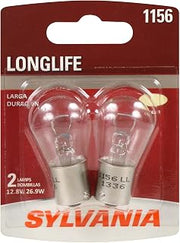 SYLVANIA 1156 Long Life Miniature - Bulb, Ideal Option for Stop and Tail Lights (Contains 2 Bulbs)
