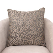 Mod Dream Beige Accent Chair with Elegant Design by Michael Amini – Solid; Manufactured Wood, Rich Champagne, Model LFR-MDRM835-DVE-142