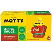Cinnamon Applesauce by Mott's – 20 Count, Pack of 20