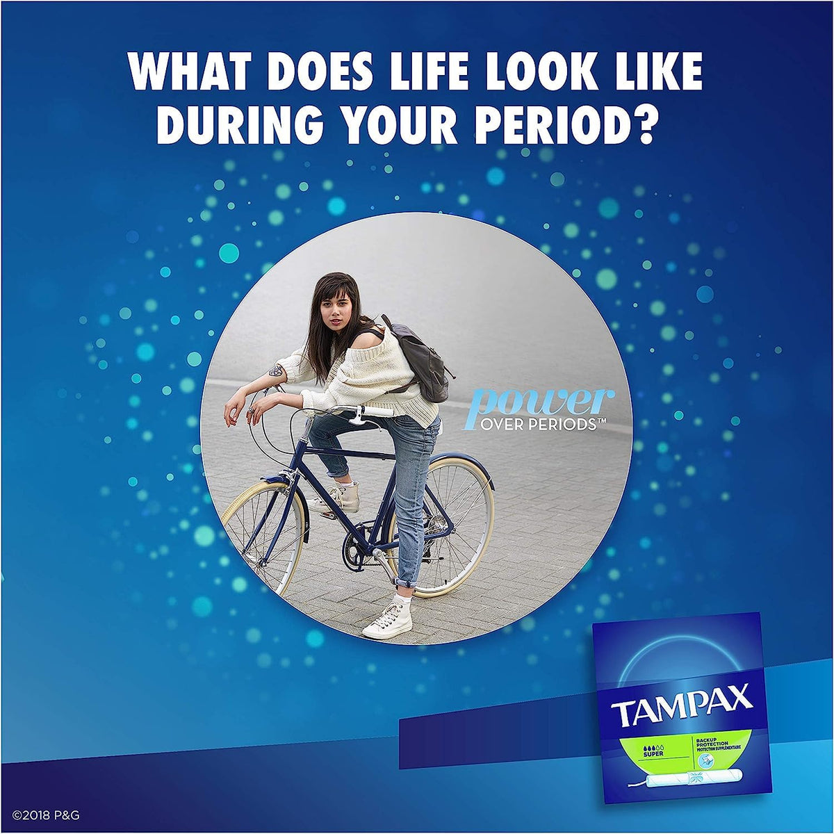 Tampon 80ct OLD PRODUCT by Tampax – 80 Count, Cardboard, White, Pack of 4, Model 646369