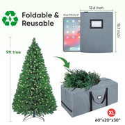 Baleine Christmas Tree Storage Bag, 9 Ft Extra Large, Grey
